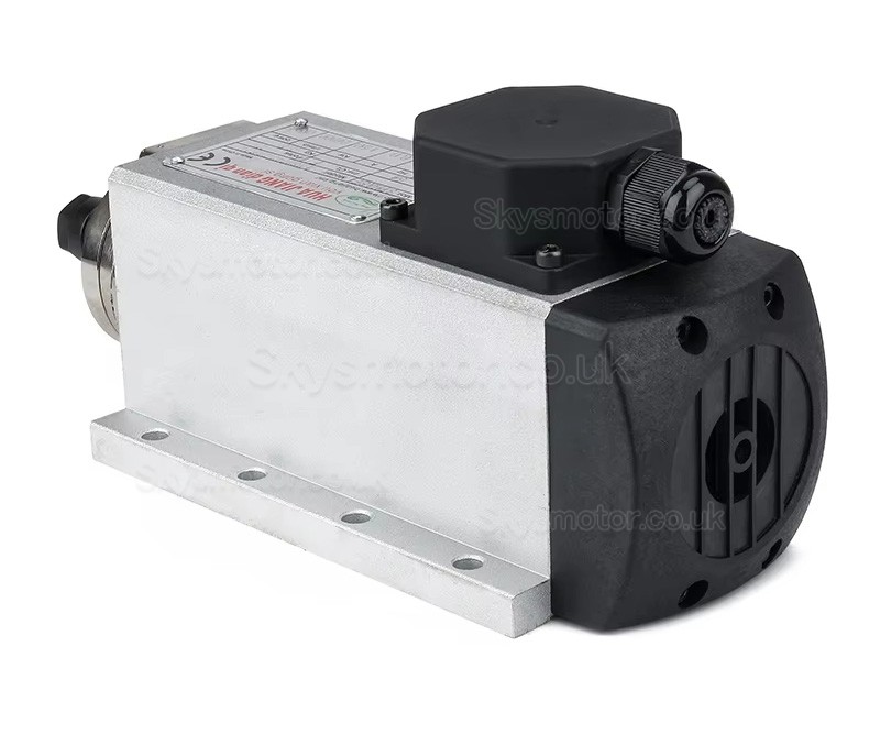 Air Cooled CNC Spindle Motor Huajiang-1.5KW 110V/220V 1.5kW 24000RPM ER11/ER16 Collet 400Hz with Aviation Plug